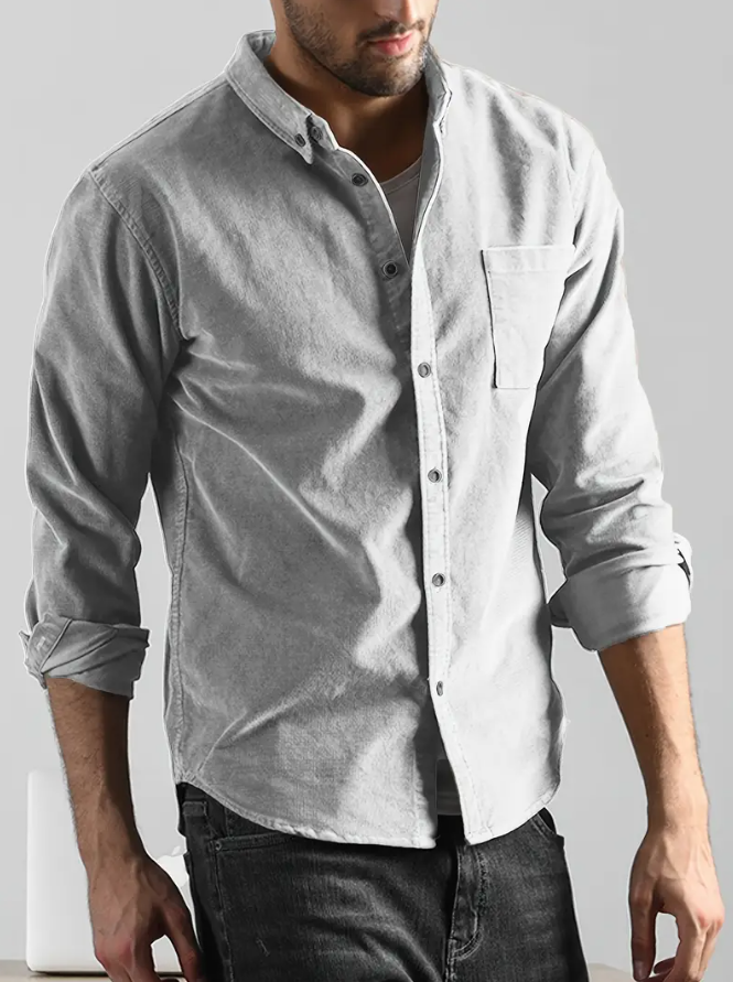 Men’s Slim Fit Long-Sleeve Shirt